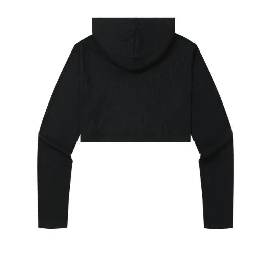 WOOALONG  |Blended Fabrics Street Style Long Sleeves Plain Logo